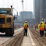 Civil engineering project, infrastructure and groundworks
