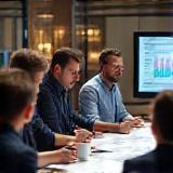 Project management team planning in Manchester